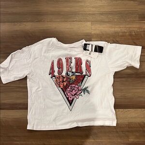 49ers White Graphic T-Shirt